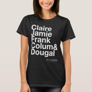 Outlander | Claire, Jamie, Frank, Colum & Dougal T-Shirt