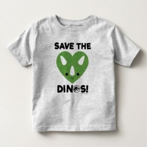 Jurassic World | Save the Dinos - Green Heart 2 Toddler T-shirt