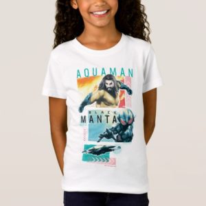 Aquaman | Modernist Aquaman & Black Manta Graphic T-Shirt