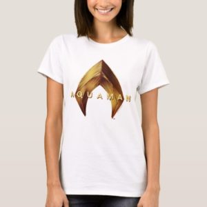 Aquaman | Golden Aquaman Logo T-Shirt