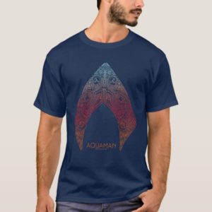 Aquaman | Paisley Aquaman Logo T-Shirt