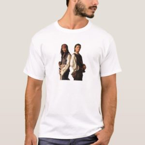 Pirates of the Carribbean Jack Sparrow and Will T-Shirt