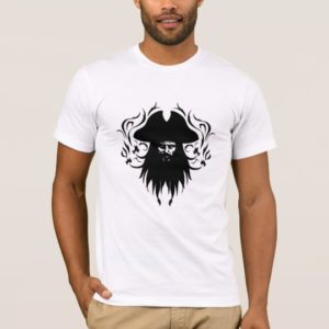 Blackbeard Vector Design T-Shirt