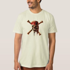 Pirates of the Caribbean skull torches Logo Disney T-Shirt
