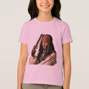 Pirates of the Caribbean Jack Sparrow with Gun T-Shirt