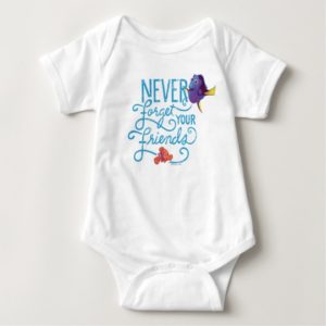Dory & Nemo | Never Forget Your Friends Baby Bodysuit