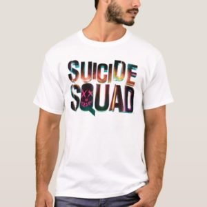 Suicide Squad | Colorful Glow Logo T-Shirt