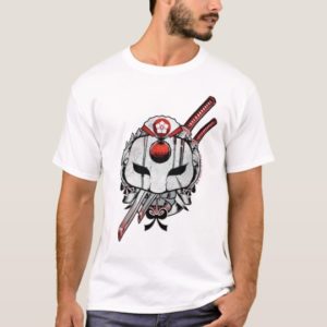 Suicide Squad | Katana Mask & Swords Tattoo Art T-Shirt