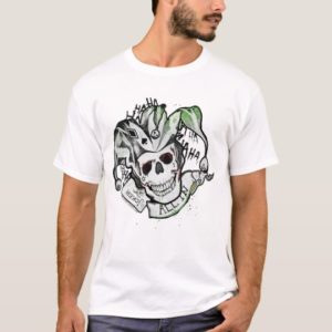 Suicide Squad | Joker Skull "All In" Tattoo Art T-Shirt