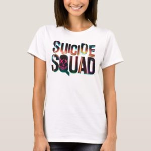 Suicide Squad | Colorful Glow Logo T-Shirt