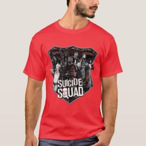 Suicide Squad | Group Badge Photo T-Shirt