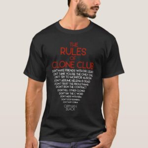 Orphan Black | The Rules of Clone Club T-Shirt