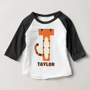 T is for Tigger | Add Your Name Baby T-Shirt