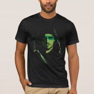 Arrow | Green Arrow Green Stylized Cutout T-Shirt