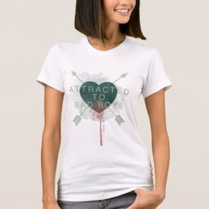Arrow | "Attracted To Bad Boys" Pierced Heart T-Shirt