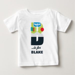 B is for Buzz | Add Your Name Baby T-Shirt