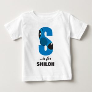 S is for Stitch | Add Your Name Baby T-Shirt