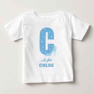 C is for Cinderella | Add Your Name 2 Baby T-Shirt