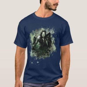 Greenish Aragorn Vector Collage T-Shirt