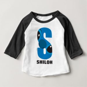 S is for Stitch | Add Your Name Baby T-Shirt