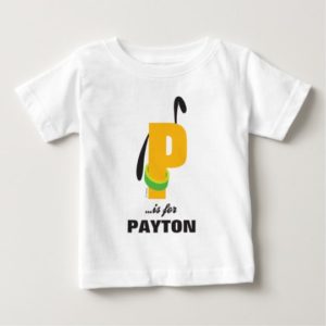 P is for Pluto | Add Your Name Baby T-Shirt