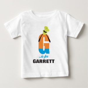 G is for Goofy | Add Your Name 2 Baby T-Shirt