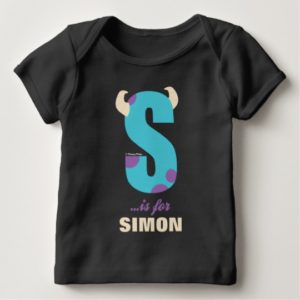 S is for Sulley | Add Your Name Baby T-Shirt