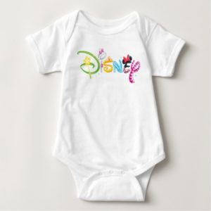 Disney Logo | Girl Characters Baby Bodysuit