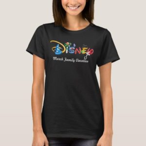 Disney Logo | Boy Characters - Family Vacation T-Shirt