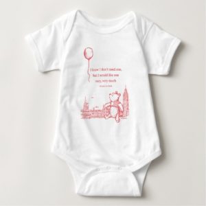 Winnie the Pooh | I Know I Don't Need One Quote Baby Bodysuit