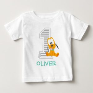 Pluto | Personalized First Birthday Baby T-Shirt
