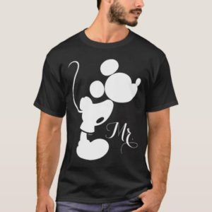 Mickey & Minnie Wedding | Silhouette T-Shirt