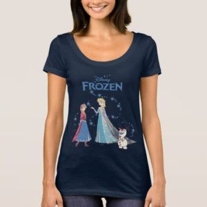 Frozen | Sven, Anna, Elsa & Olaf Blue Pastels T-Shirt