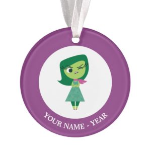 Inside Out | Disgust arms Crossed Add Your Name Ornament