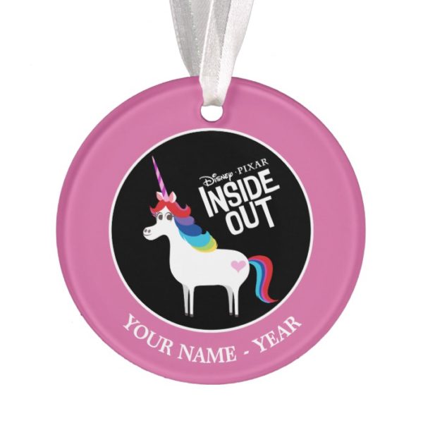 Inside Out | Rainbow Unicorn Add Your Name Ornament