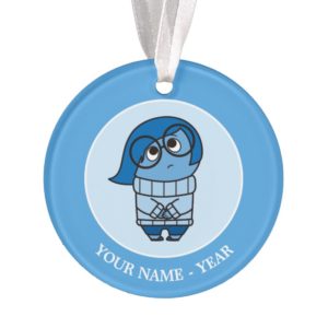 Inside Out | Sadness Sigh Add Your Name Ornament