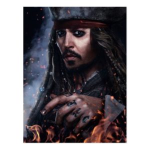 Jack Sparrow - Legendary Pirate Postcard