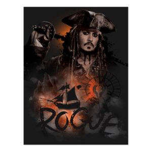 Jack Sparrow - Rogue Postcard