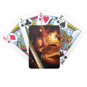 Jack Sparrow Side Face Shot Bicycle Playing Cards
