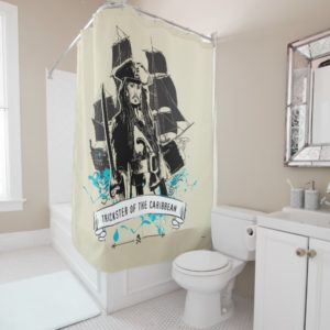 Jack Sparrow - Trickster of the Caribbean Shower Curtain