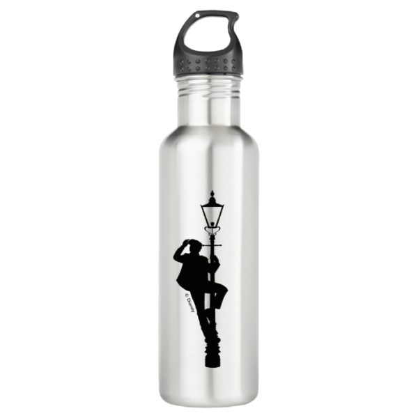 Jack the Lamplighter Silhouette Stainless Steel Water Bottle