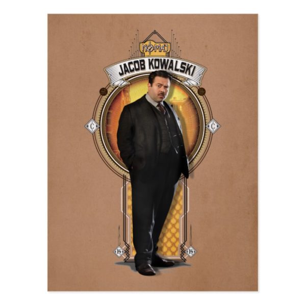 JACOB KOWALSKI™ Art Deco Panel Postcard