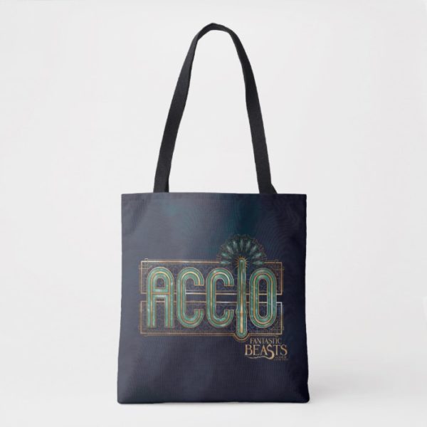 Jade Art Deco ACCIO™ Spell Graphic Tote Bag