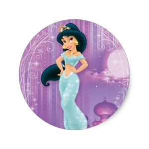 Jasmine Princess Classic Round Sticker