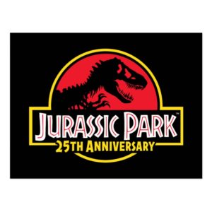 Jurassic Park 25th Anniversary Logo Postcard