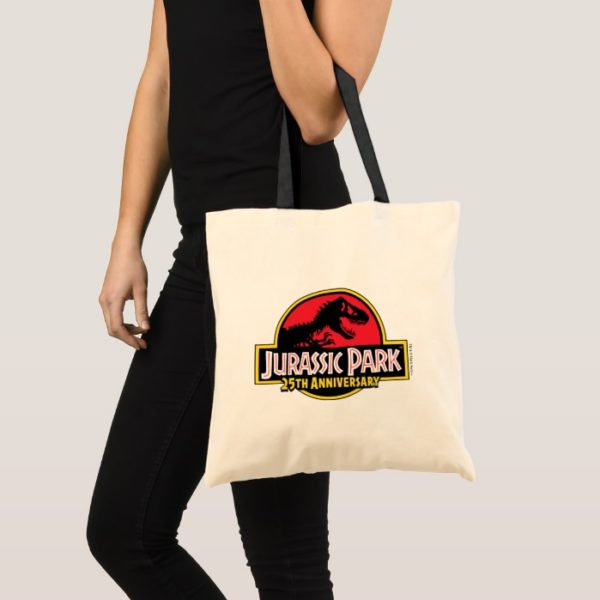 Jurassic Park 25th Anniversary Logo Tote Bag