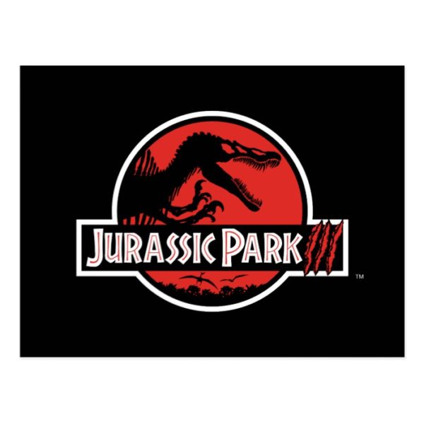Jurassic Park III Logo Postcard