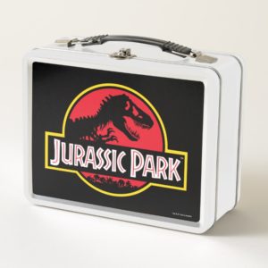 Jurassic Park Logo Metal Lunch Box
