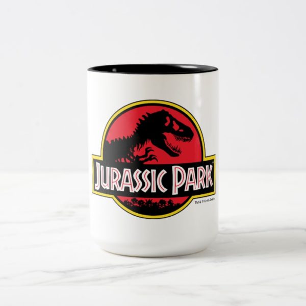 Jurassic Park Logo Two-Tone Coffee Mug