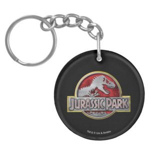 Jurassic Park | Metal Logo Keychain